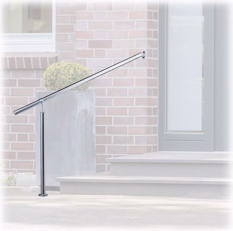 Corrimano in acciaio inox per scale RD22622, 150 cm
