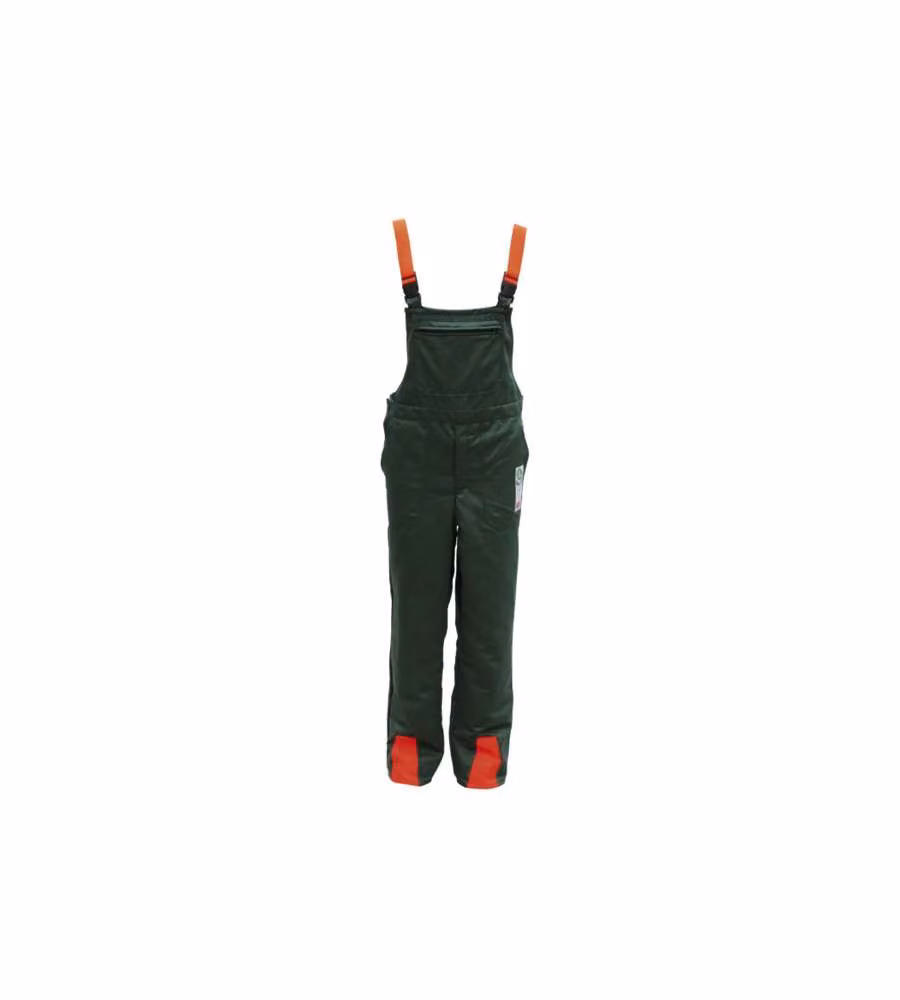 Pettorina Cotone Heavy Antisega Verde/Arancio 56