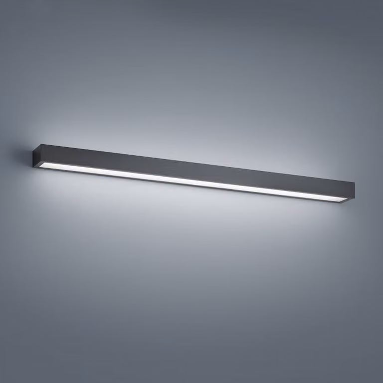 Helestra Applique da parete a LED Theia, Nero, Bagno, Metallo, Moderno, Applique a LED