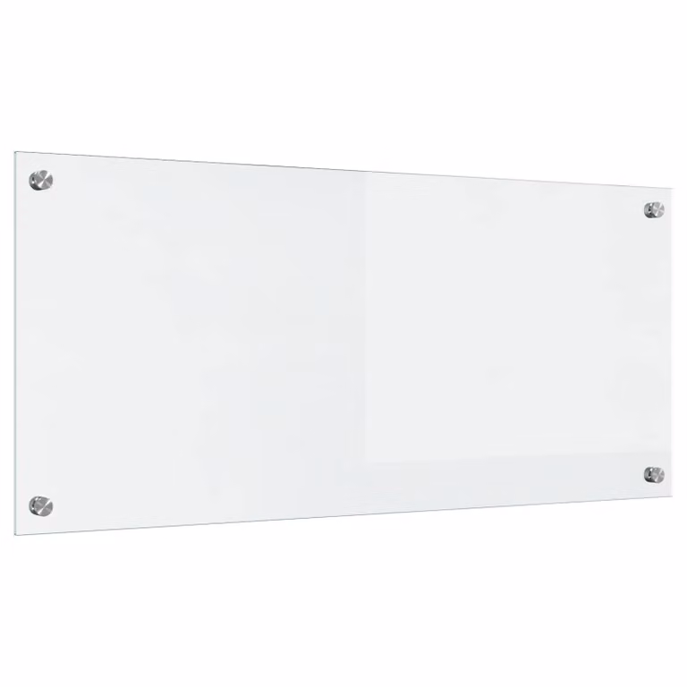 Schienale da cucina trasparente in vetro temperato vidaXL L: 90 cm, H: 40 cm