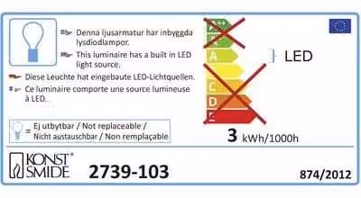 20 luci a forma di stalattiti in acrilico, lunghezza 4 metri, LED bianco caldo