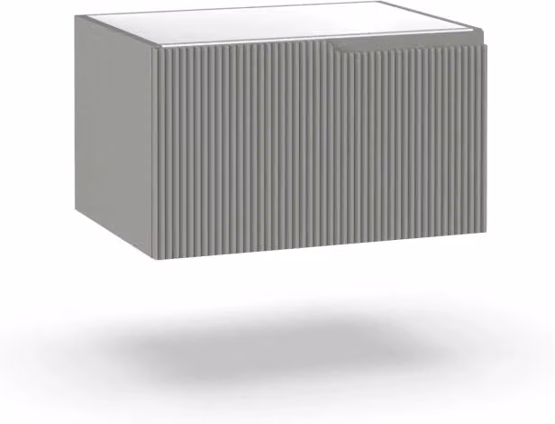 Base portalavabo 1 cestone VENERE grigio opaco