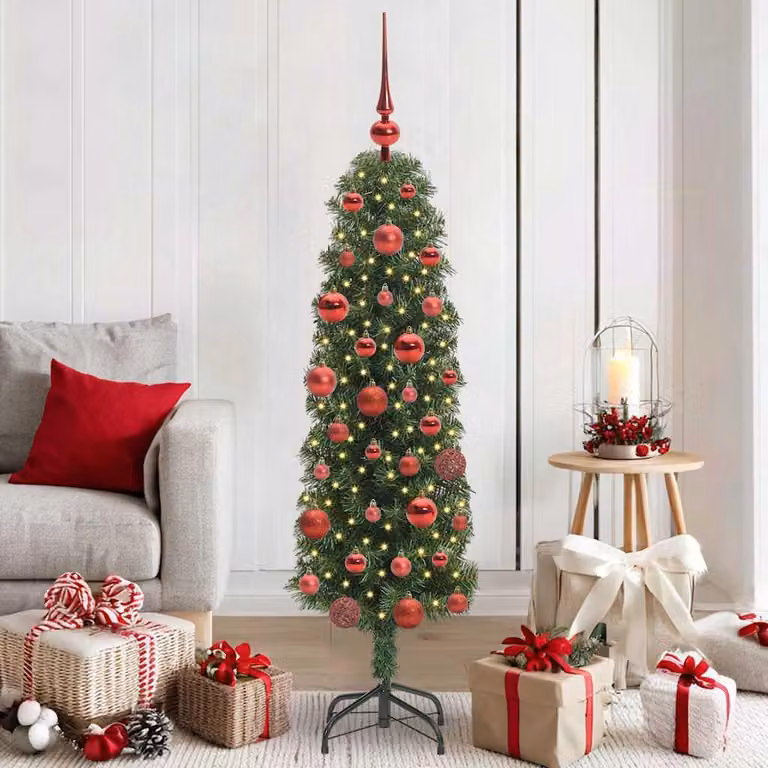 Maison Exclusive - Albero di Natale artificiale con 150 LED e supporto, verde, 150 cm
