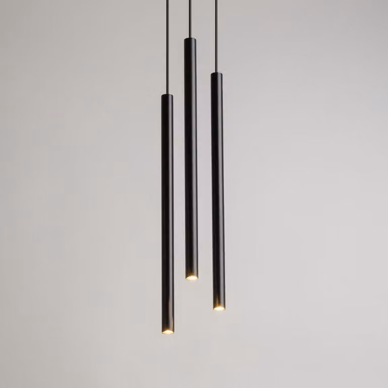 Lampada a sospensione moderna decorativa tripla rotonda nera Sopel 3xG9 3W Sigma Lighting