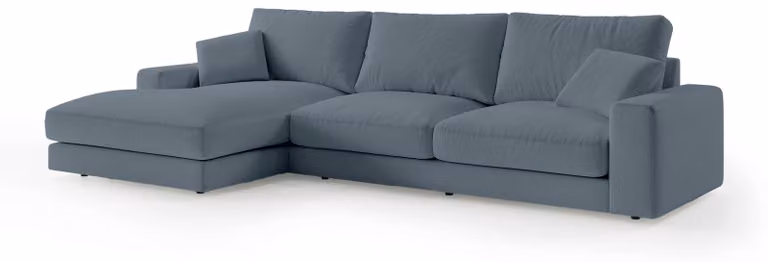 Divano angolare Harvesty, finitura Granitstrom