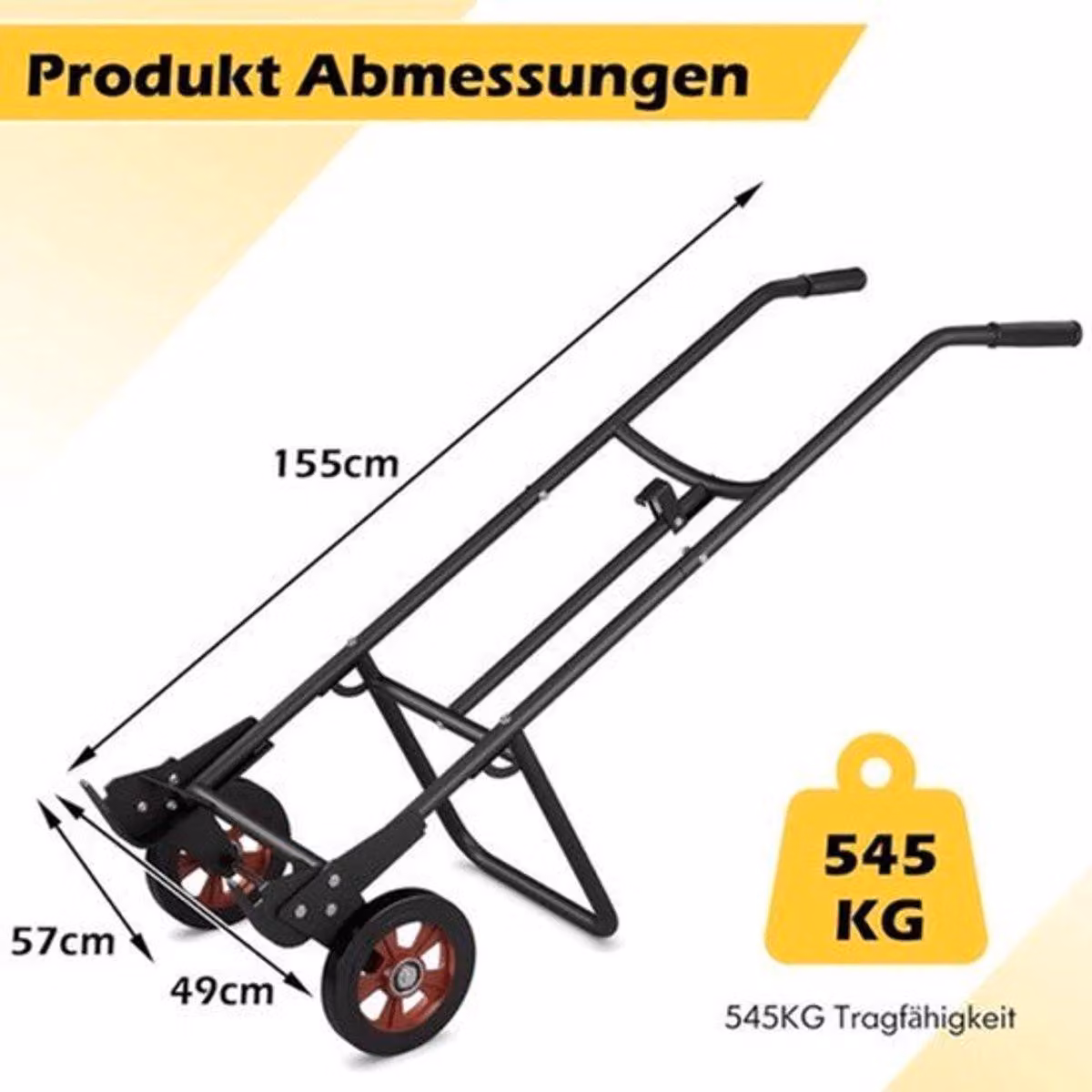 Carrello Vatenwagen, peso: 545 kg. Capacità di carico: carrello industriale per il trasporto, realizzato in metallo, colore nero