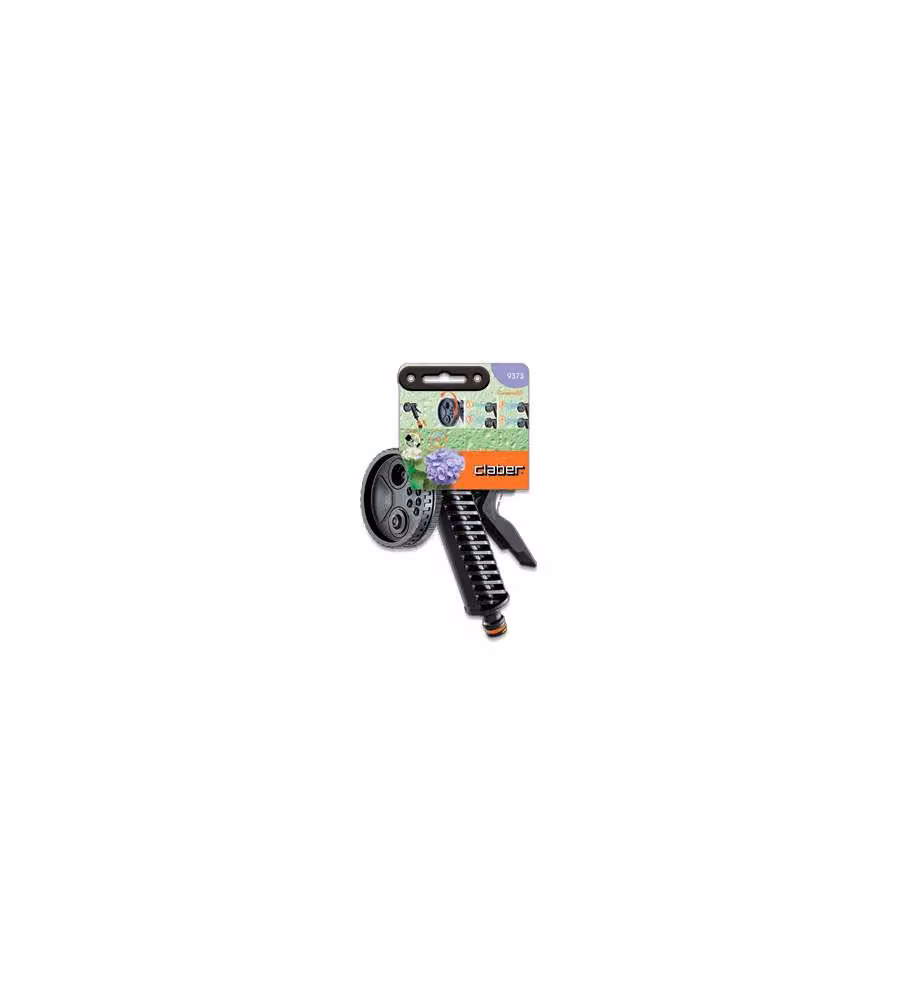 Claber Pistola multigetto Garden con impugnatura ergonomica, colore nero