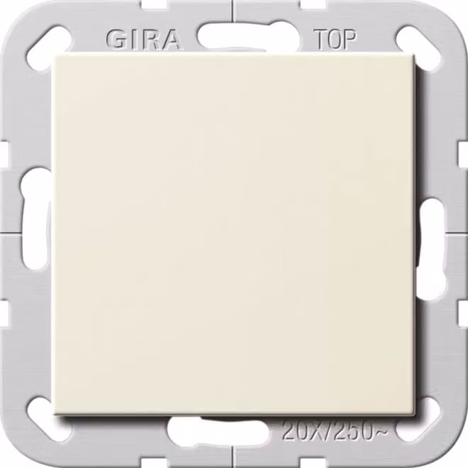 Gira 283601 Interruttore a bilanciere Off 20 A Sistema 55 Bianco crema