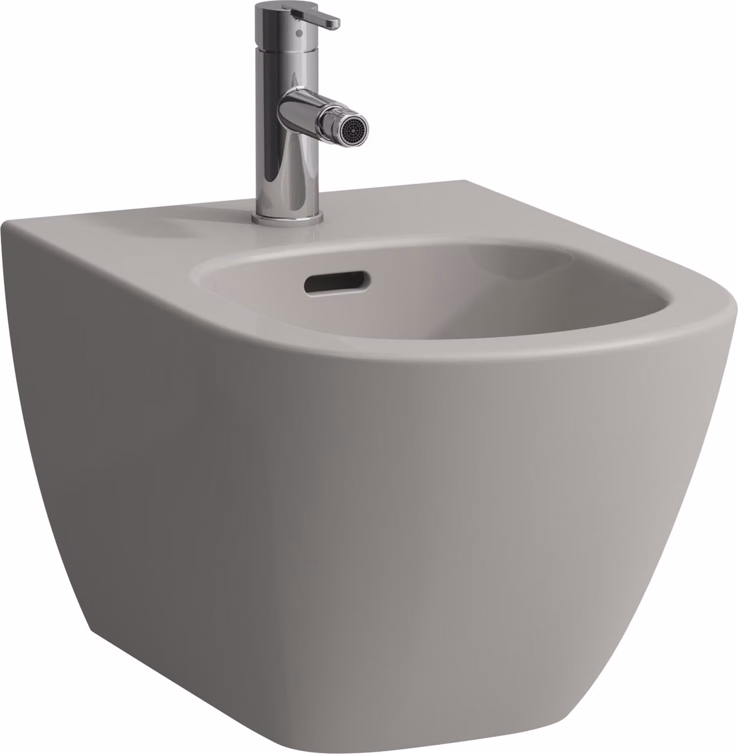 LAUFEN LUA bidet mural, avec trop-plein, 1 trou pour robinet, 360x520mm, robinets d'angle intérieur, H8300810373021, H8300810373021