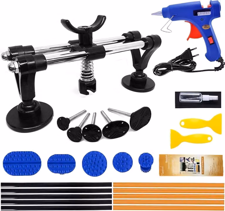 SolidKeus - Kit di riparazione per ammaccature auto, ideale per riparazioni fai-da-te