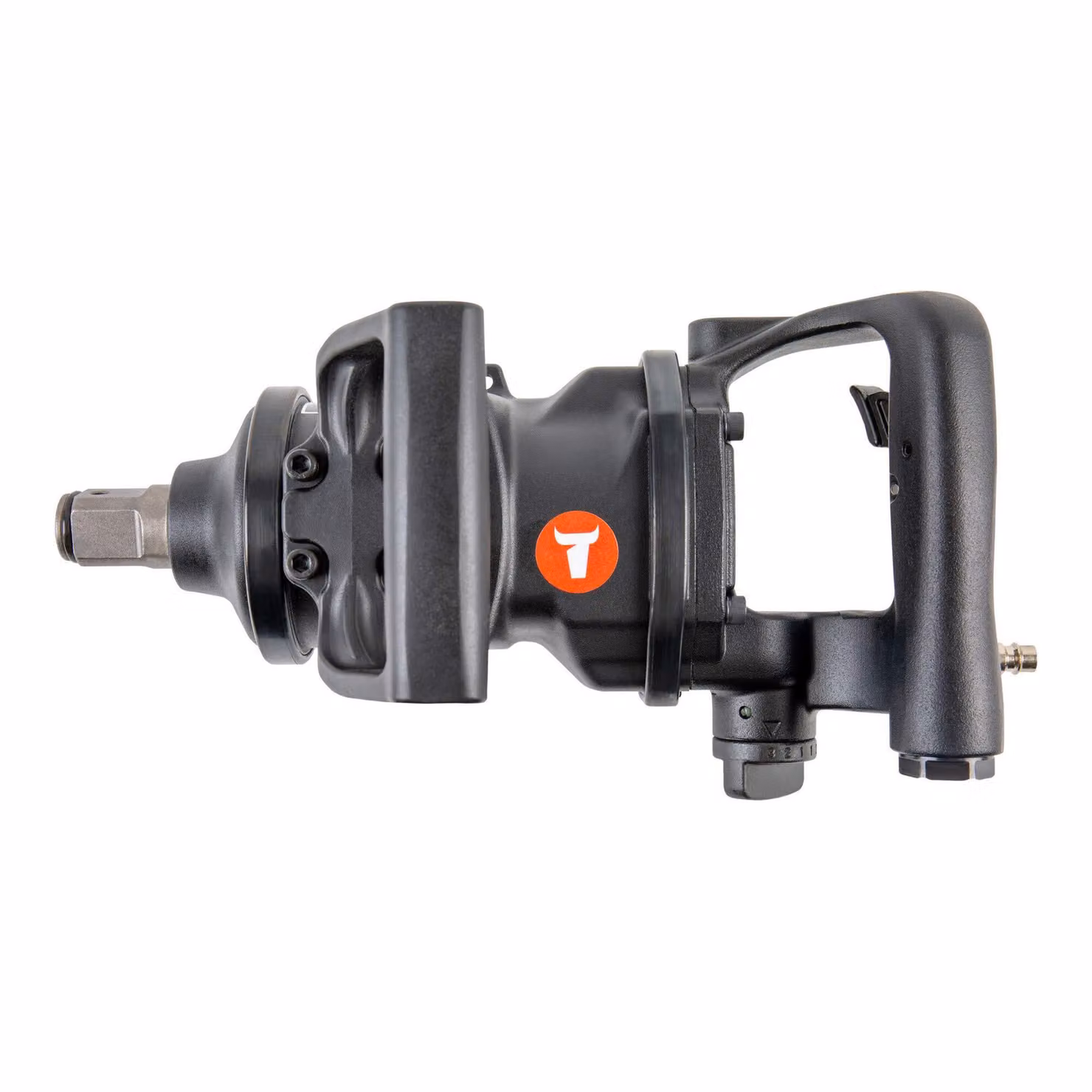 Avvitatore a percussione STIER 31-AB, avvitatore pneumatico ad alte prestazioni Coppia massima di serraggio: 2.441 Nm Meccanismo a doppio martello, quadrato, attacco: 1 pollice, attacco aria: 1/2 pollice