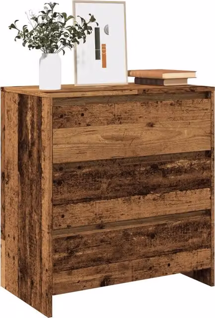 Credenza Buffet Design Mania in Legno Antico Marrone con Finitura Opaca L: 70 cm, P: 41 cm, H: 75 cm