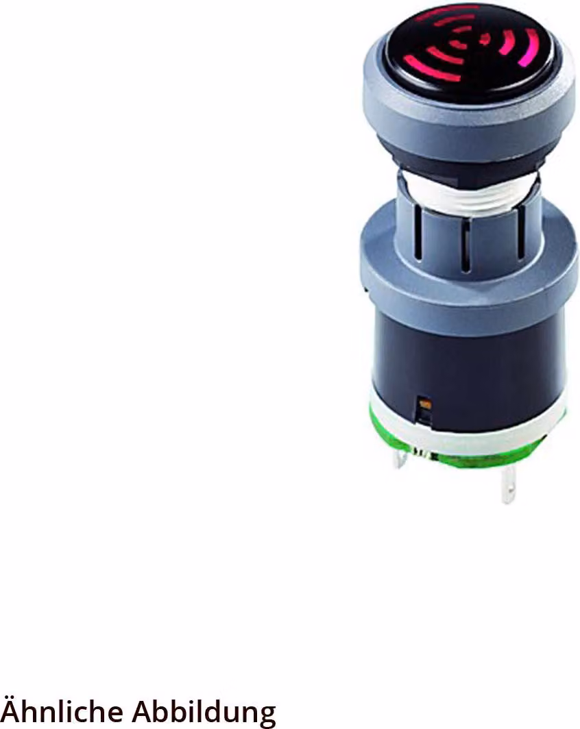 Georg Schlegel Segnalatore acustico illuminabile, rotondo, OKTRON-R Spina piatta 2,8 mm x 0,8 mm - 1 pezzo