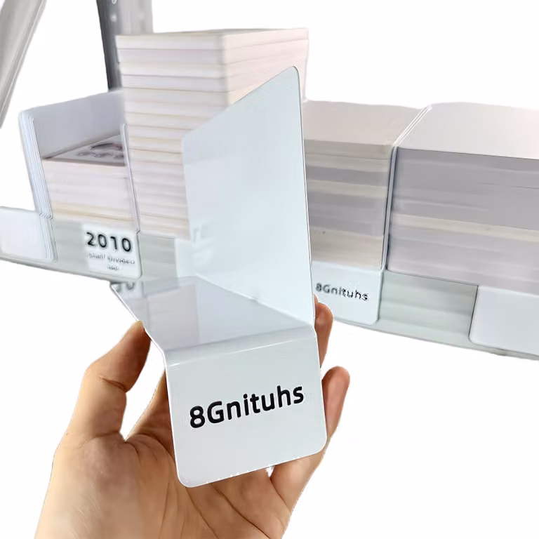 Solidchoice - 50 divisori per scaffali, dimensioni 7,8 x 4 pollici, ideali per scatole di stoccaggio