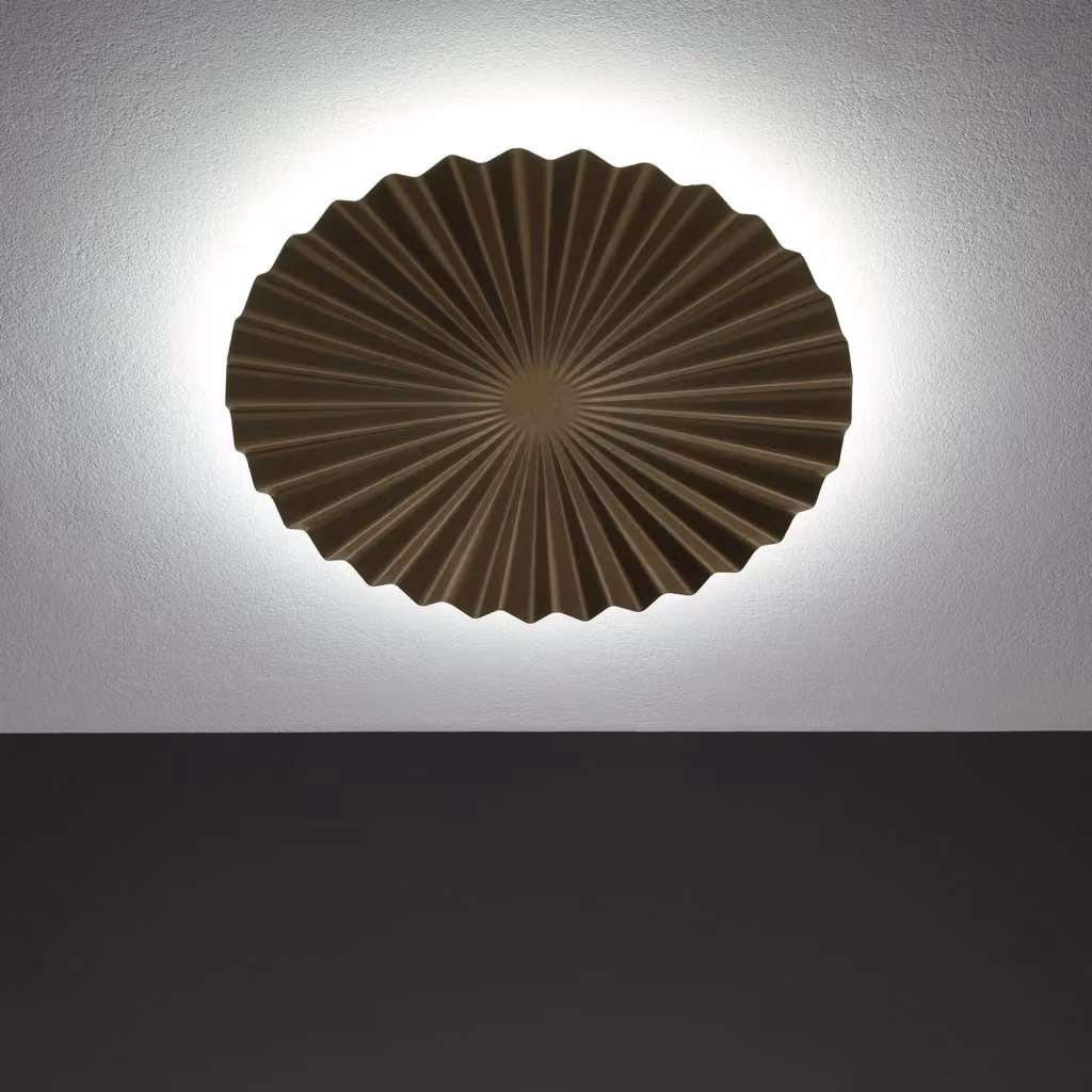 Plafoniera LED Lucerna in metallo oro/ottone per esterno e giardino – 2