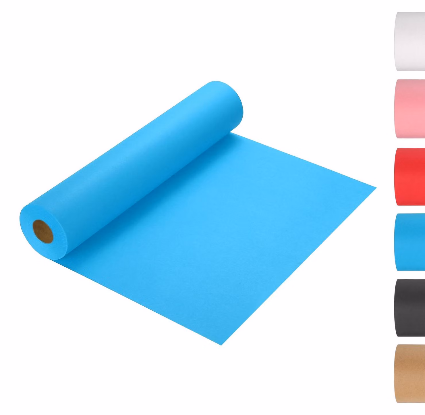 Rotolo di carta kraft, 30 metri x 35 cm, colore blu oceano, ideale per confezioni regalo e lavori manuali