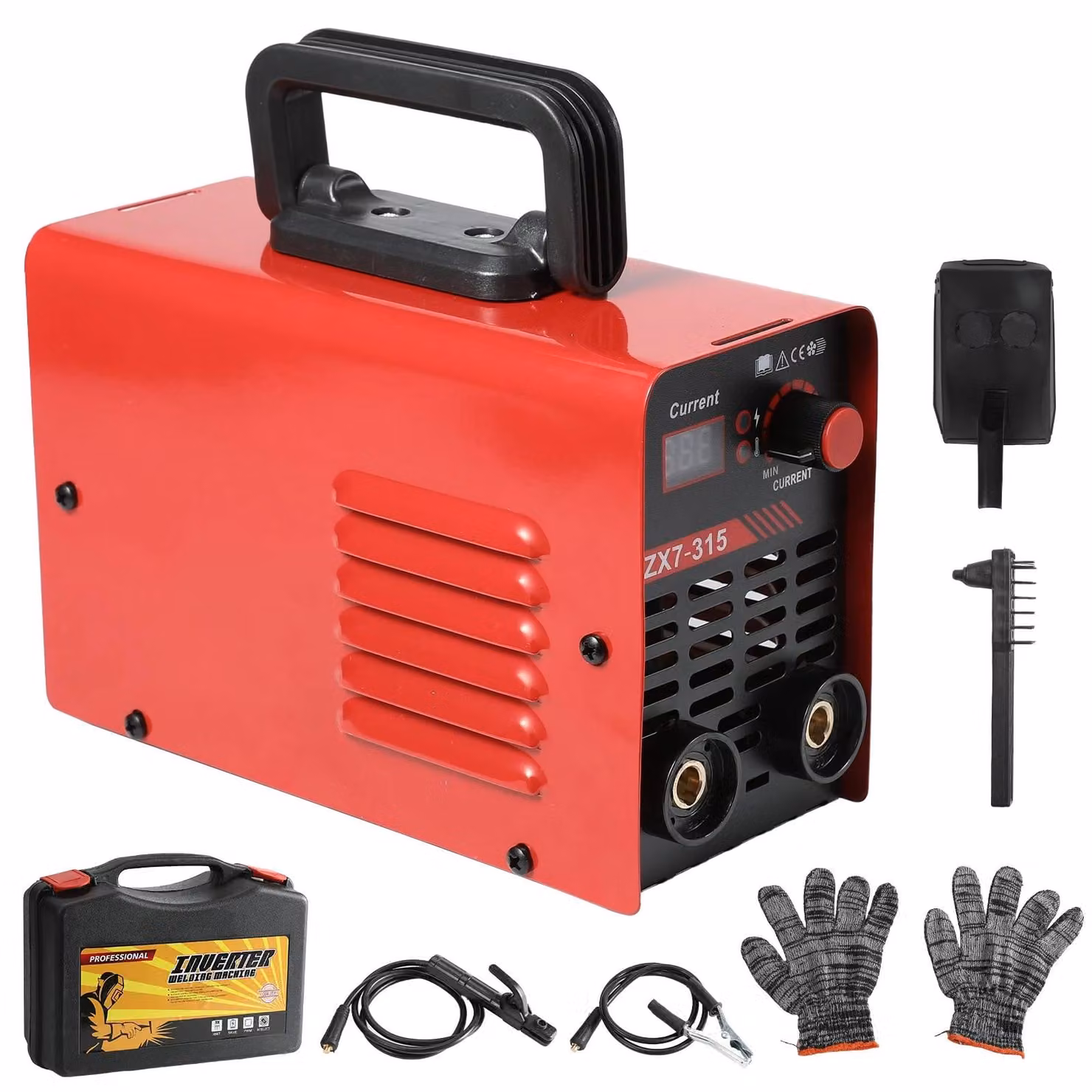 Saldatrice inverter - ZX7-315: saldatrice multifunzione 4-in-1, 315 A, 230 V, portatile, per saldatura ad arco