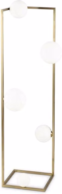 Lampada Da Terra Angolo Pt5 Ottone Ideal-Lux