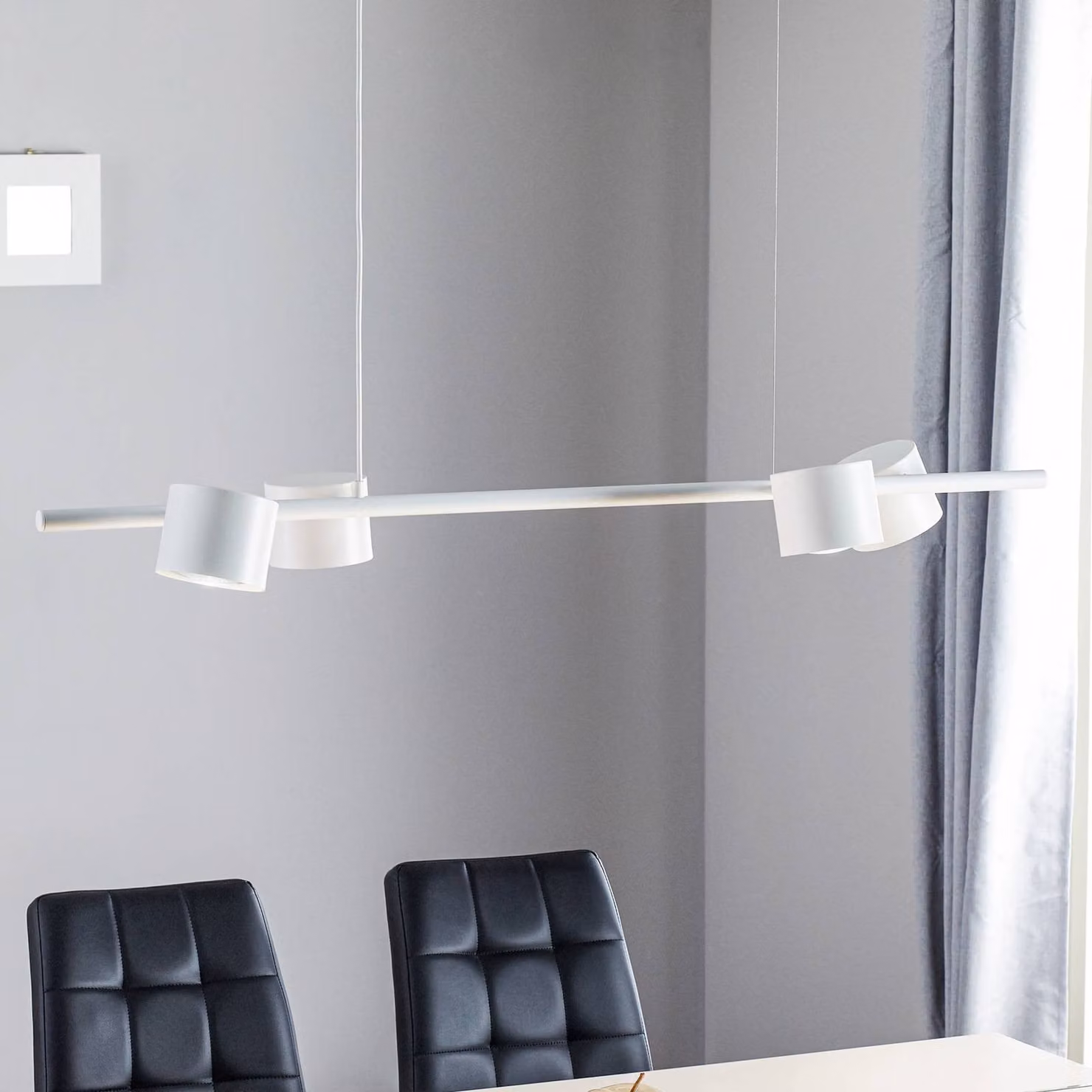 Lampada a sospensione Bot ALDEX, dimmerabile, Bianco / Opale, Soggiorno / Sala da pranzo, Metallo, Moderno, Lampada a sospensione