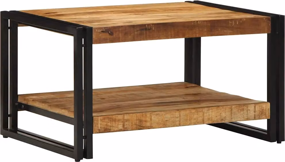Maison Exclusive - Tavolino 70x50x38 cm, in legno massello di mango grezzo