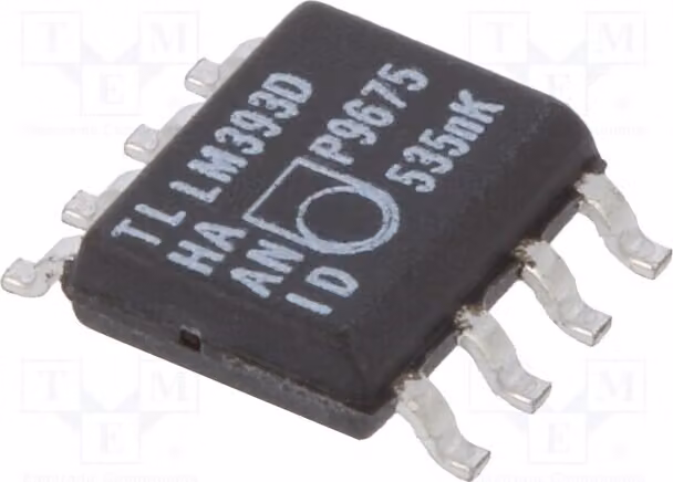 1 comparatore, 2 NTE943SM: comparatori SMD a basso consumo, da 2 a 36V, 1,3 µs