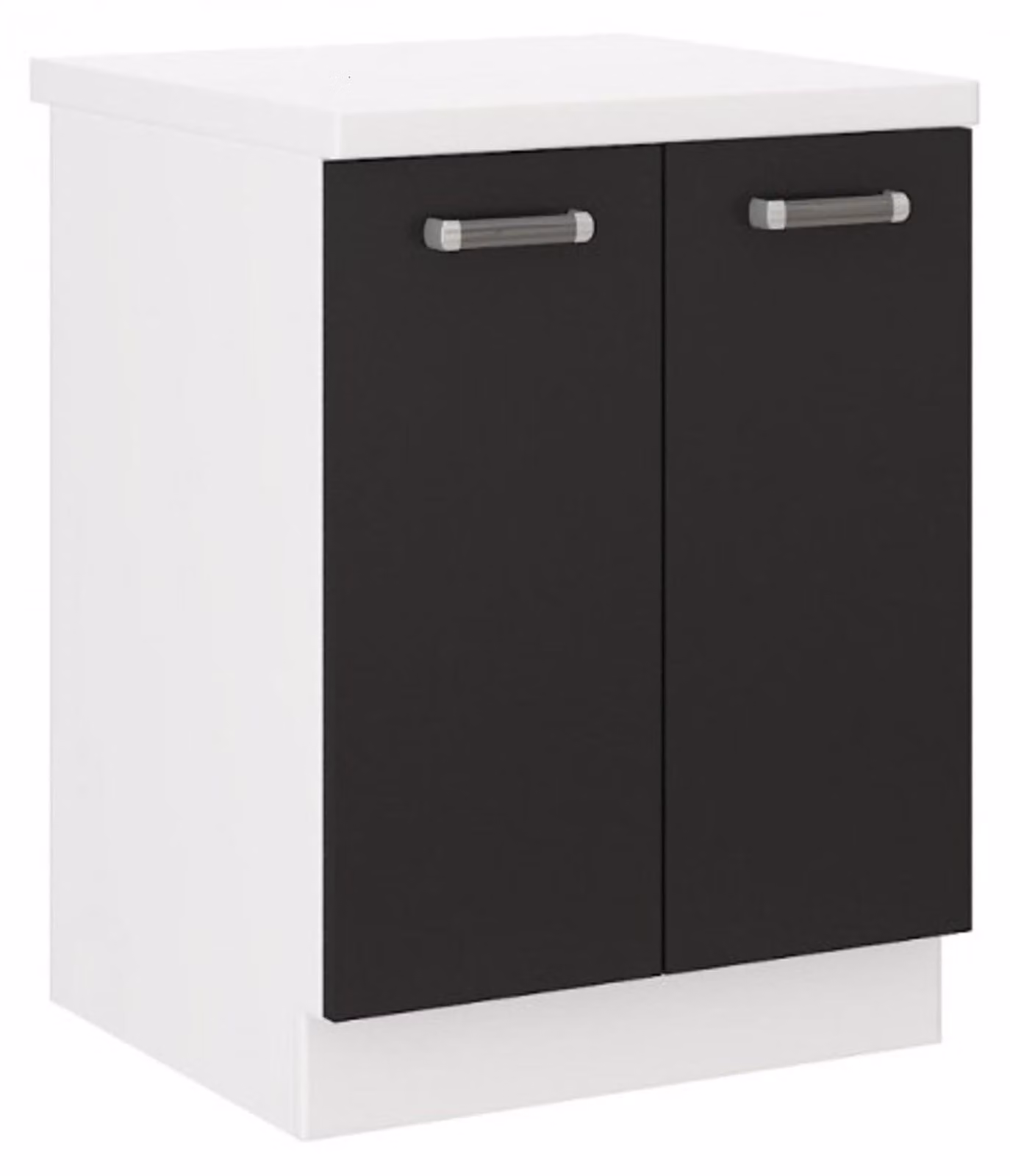 Mobile base da cucina da 60 cm per il modello «Omega 240 Nero + Bianco»