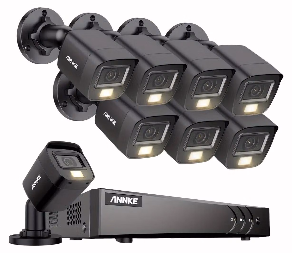 Sistema di sicurezza a 16 canali Full HD: kit di telecamere di sorveglianza con 16 telecamere 1080P