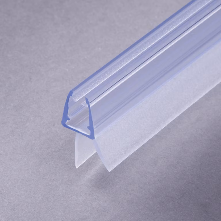 Guarnizione di ricambio Sealis da 100 cm per cabina doccia - Guarnizione per cabine doccia con vetro di spessore 5 mm/ 6 mm/ 7 mm/ 8 mm - Trasparente