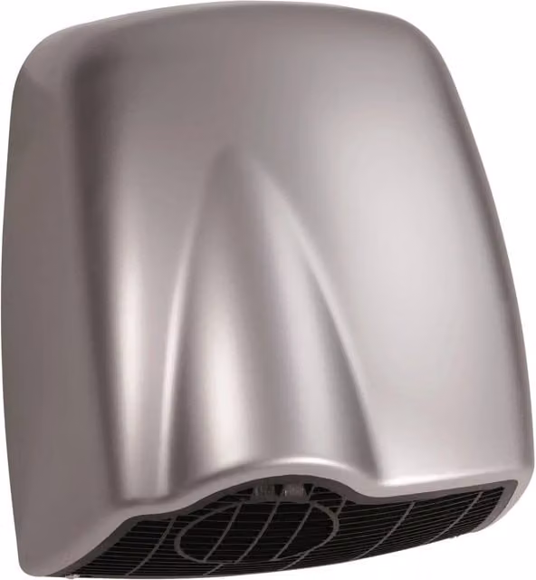 Asciugamano Elettrico con Fotocellula Vama U-Nik SF ABS Grigio Matto 1850W L: 30.5 cm, H: 42.5 cm, P: 26.2 cm – 1