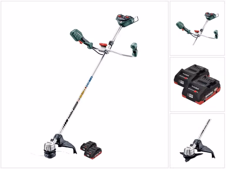 Metabo FSB 36-18 LTX BL 40 Decespugliatore a batteria 36 V ( 2x 18 V ) a due impugnature brushless + 2x batteria 4,0 Ah - senza caricabatterie