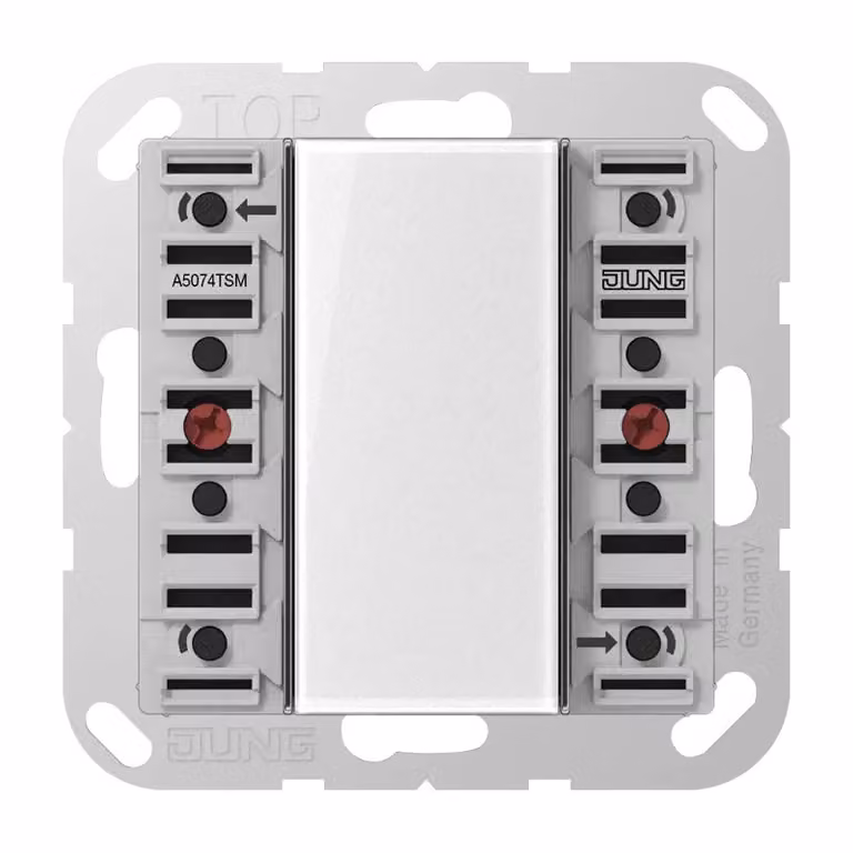Modulo pulsante Jung KNX standard, a 4 vie, F50, serie AS/A A5074TSM