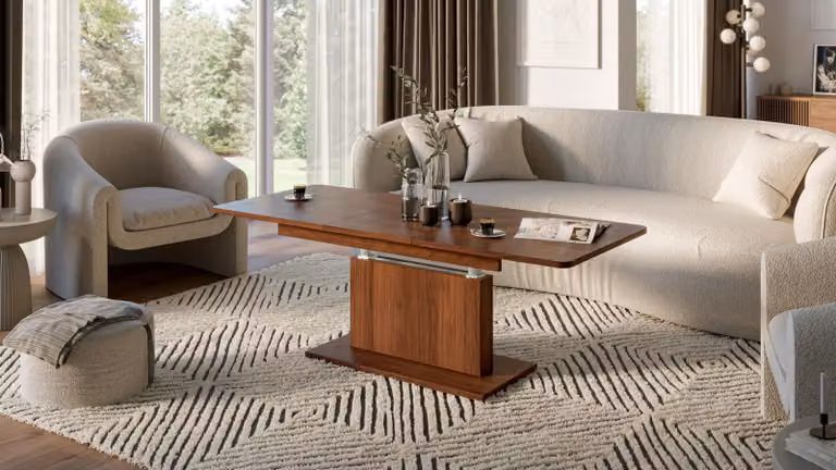 Tavolino di design DC-1 - Tavolo da pranzo allungabile e regolabile in altezza in continuo