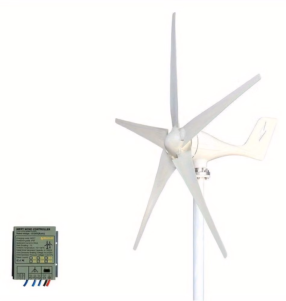 Turbina eolica orizzontale - Generatore eolico - Generatore per mulino a vento - Sistema di energia eolica
