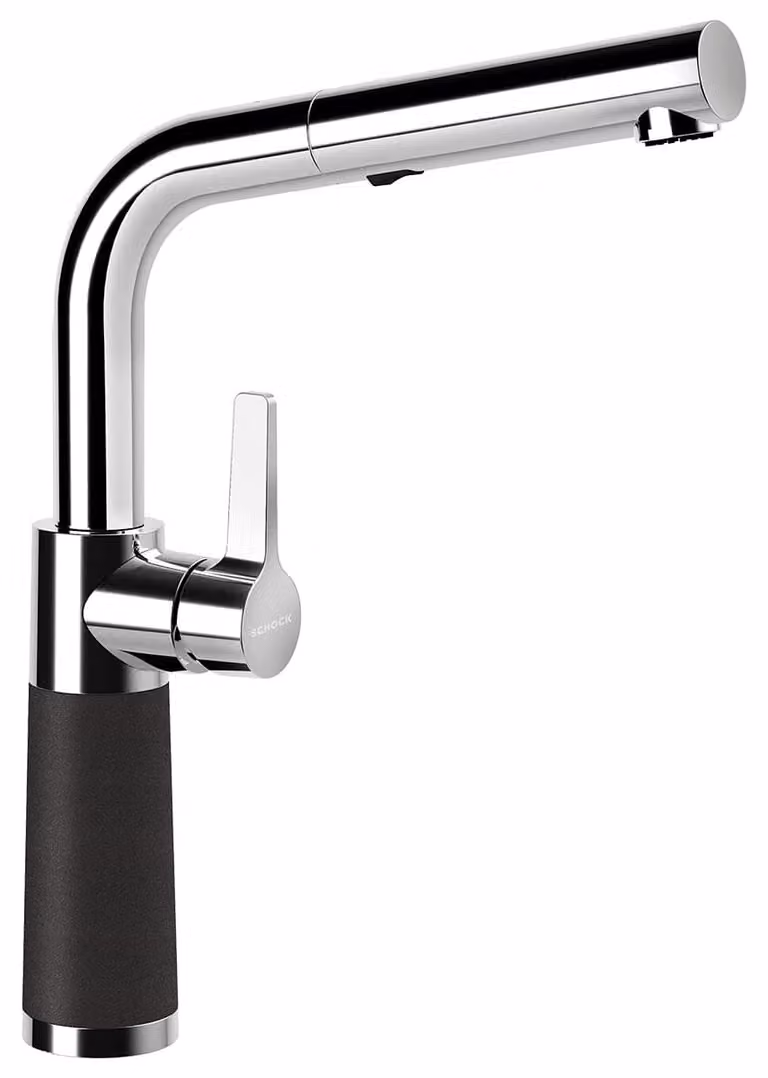 Miscelatore SCHOCK SC-540 in ONYX con bocca estraibile / CRISTALITE PLUS®