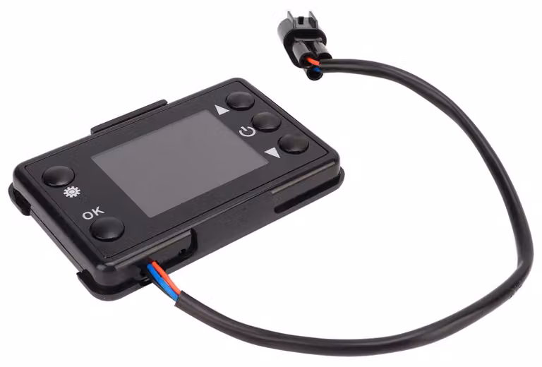 Controllore per riscaldamento diesel con display LCD - Tensione 12V/24V