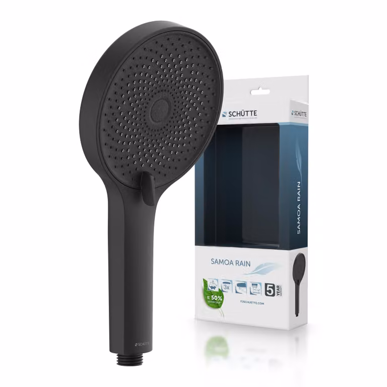 Doccetta SAMOA RAIN, nero opaco