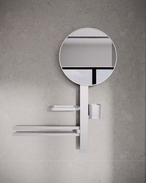 Specchio tondo silver IDEAL STANDARD L: 58 cm, H: 71.7 cm, P: 14.5 cm