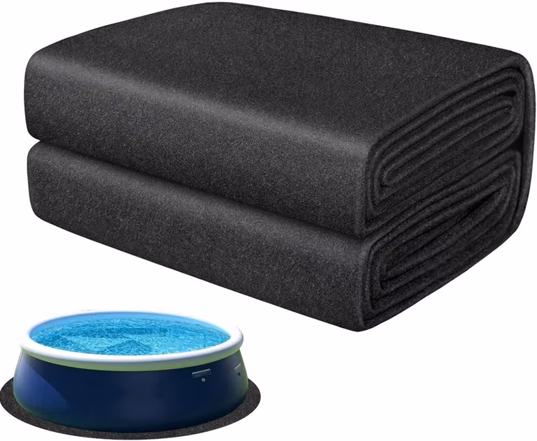 Tappetino circolare per piscina fuori terra con protezione UV