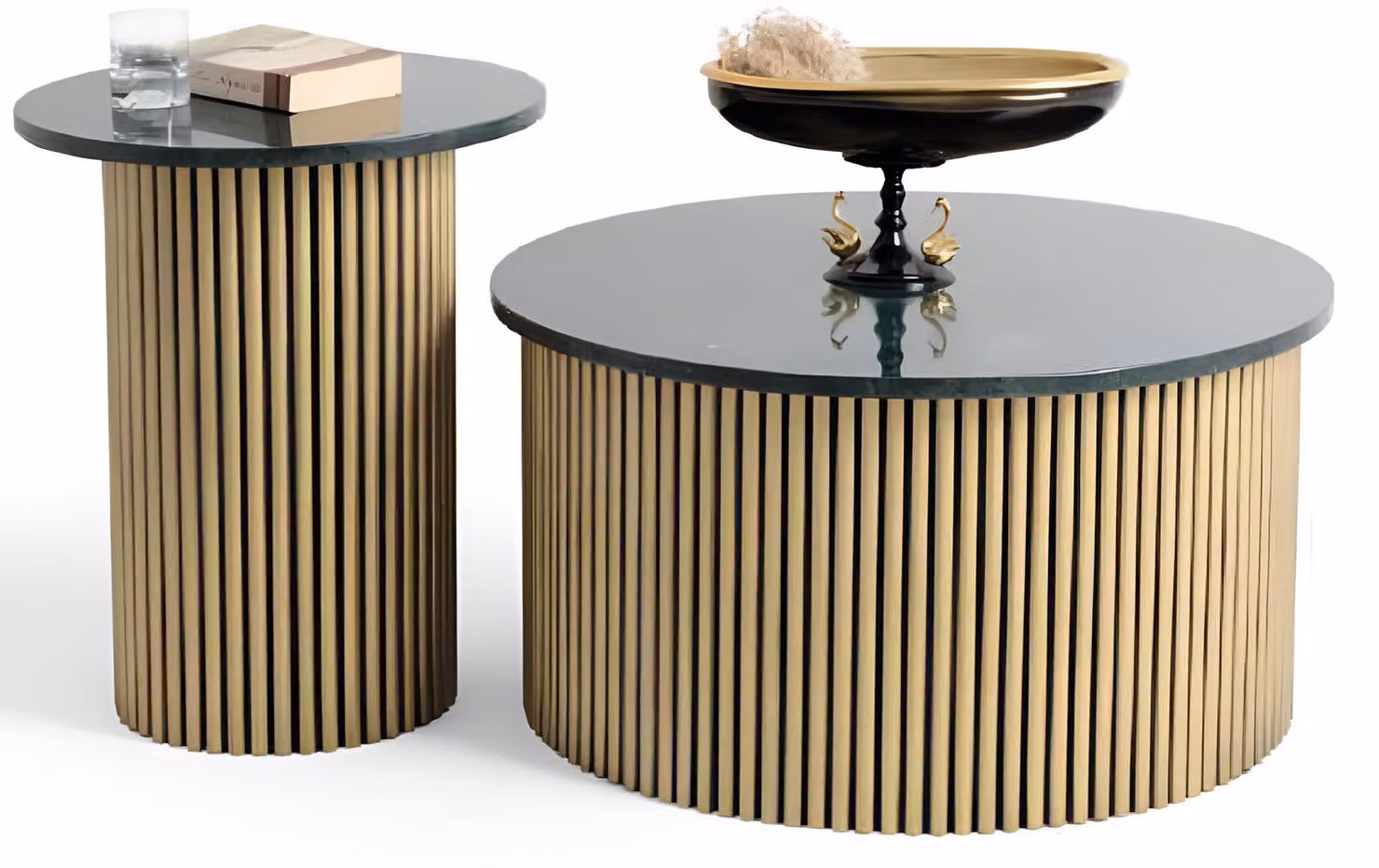Moderner Tisch Set Luxuriöser Couchtisch Designer Beistelltisch