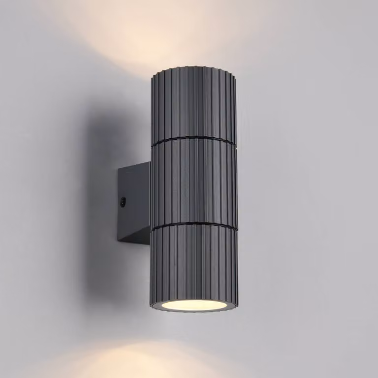Trio Lighting Applique da esterni Parana, dimmerabile, Nero, Alluminio, Moderno, Applique da esterni