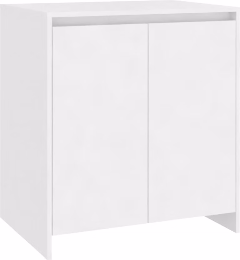 Credenza Bianca 70x41x75 cm in Legno Multistrato