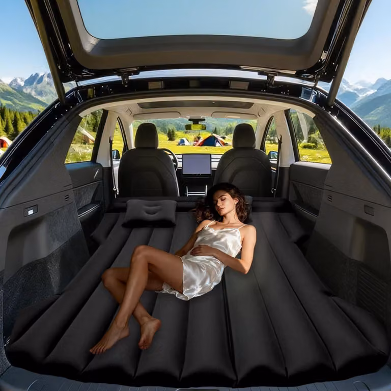 Solidchoice - Materassino gonfiabile per auto, modello compatibile con SUV Model Y, confortevole per i viaggi