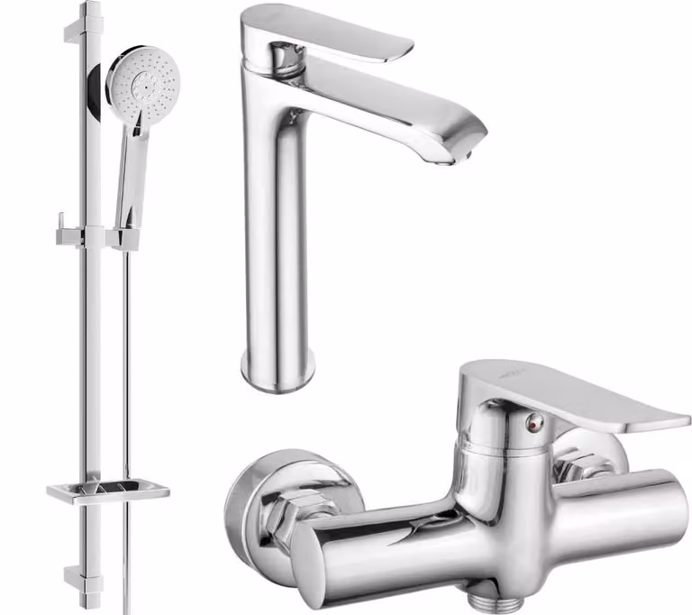 Mexen Pecos DQ40 set doccia, cromato - 72714DQ40-00