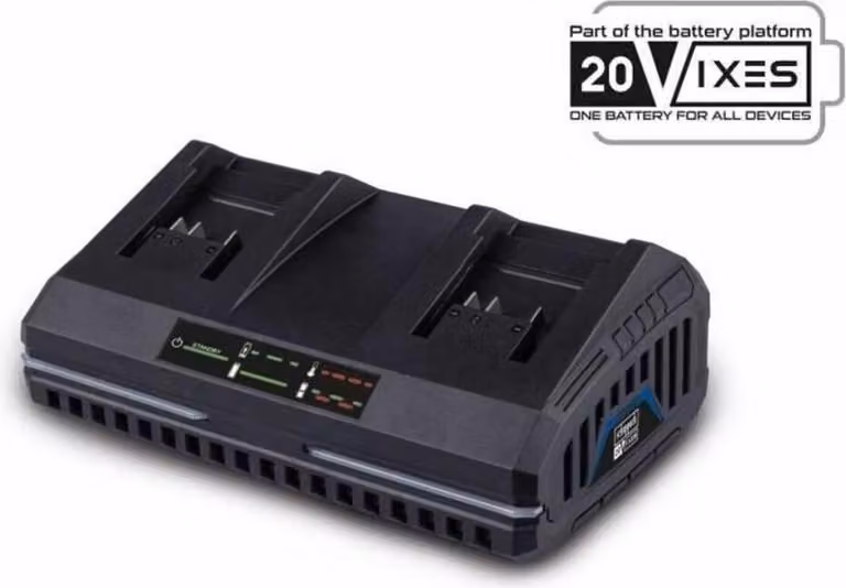 2.4A 20V dual charger - universal battery for the SCHEPPACH 20V IXES range
