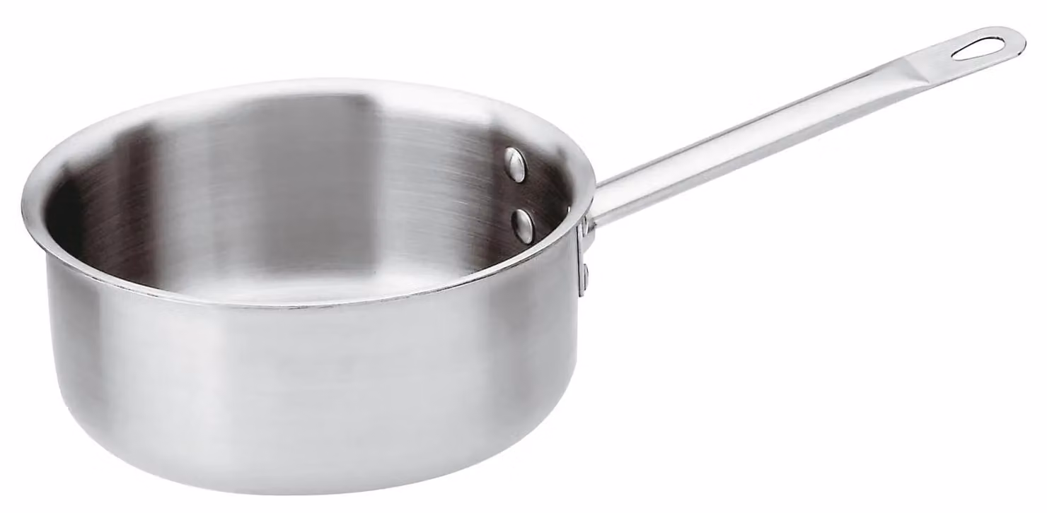 Casseruola Media Serie 2500 3-Ply in trimetallo inox-alluminio-inox per induzione, diam.18cm