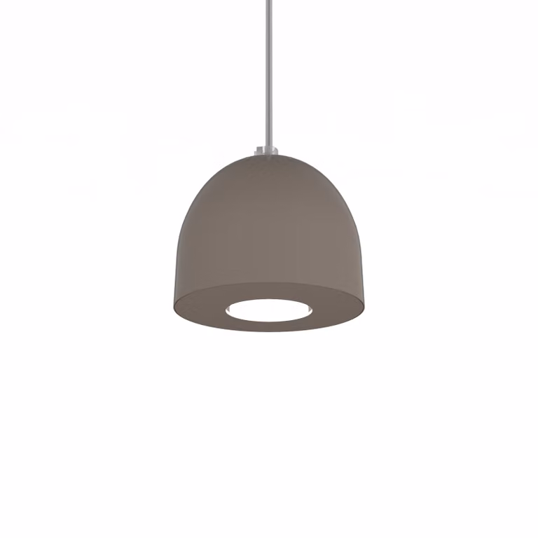 Lampada A Sospensione Campanella Monocolore Lucida