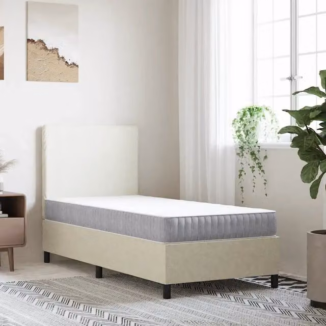 Materasso a Molle Insacchettate-Materasso per letto Medio 90x190 cm Single Size 275899