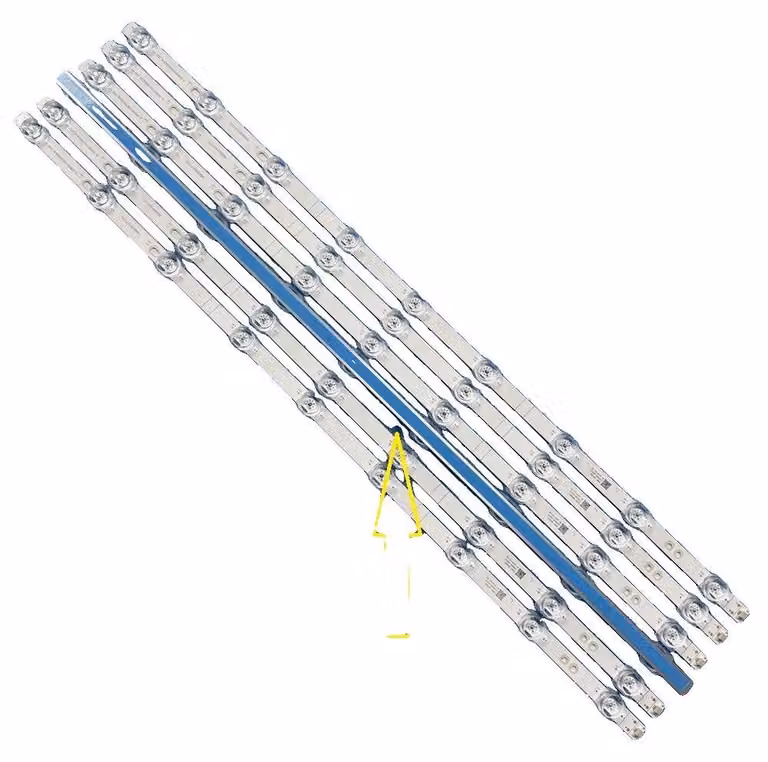 Striscia LED retroilluminata, materiale in alluminio, lunghezza 618 mm, dimmerabile, flusso luminoso basso, compatibile con diversi modelli di TV