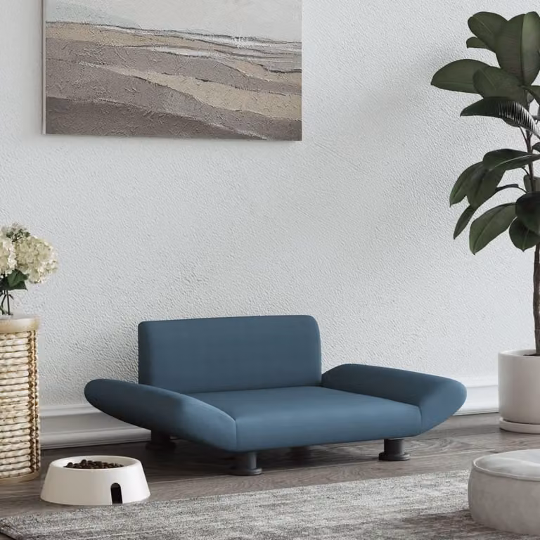 Cuccia per cani The Living Store in tessuto grigio scuro 70x45x28 cm