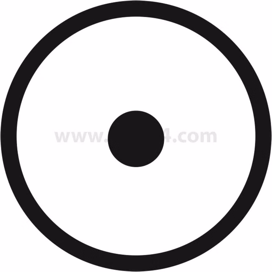 Georg Schlegel Targhetta identificativa Simbolo grafico Interruttore bianco - 1 pezzo
